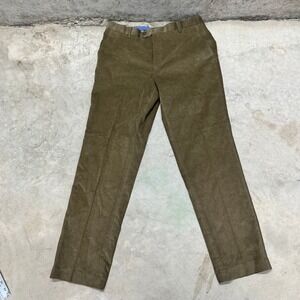 Tommy Hilfiger Mens Corduroy Pants‎ Olive Green Casual Classic Trousers 36x30